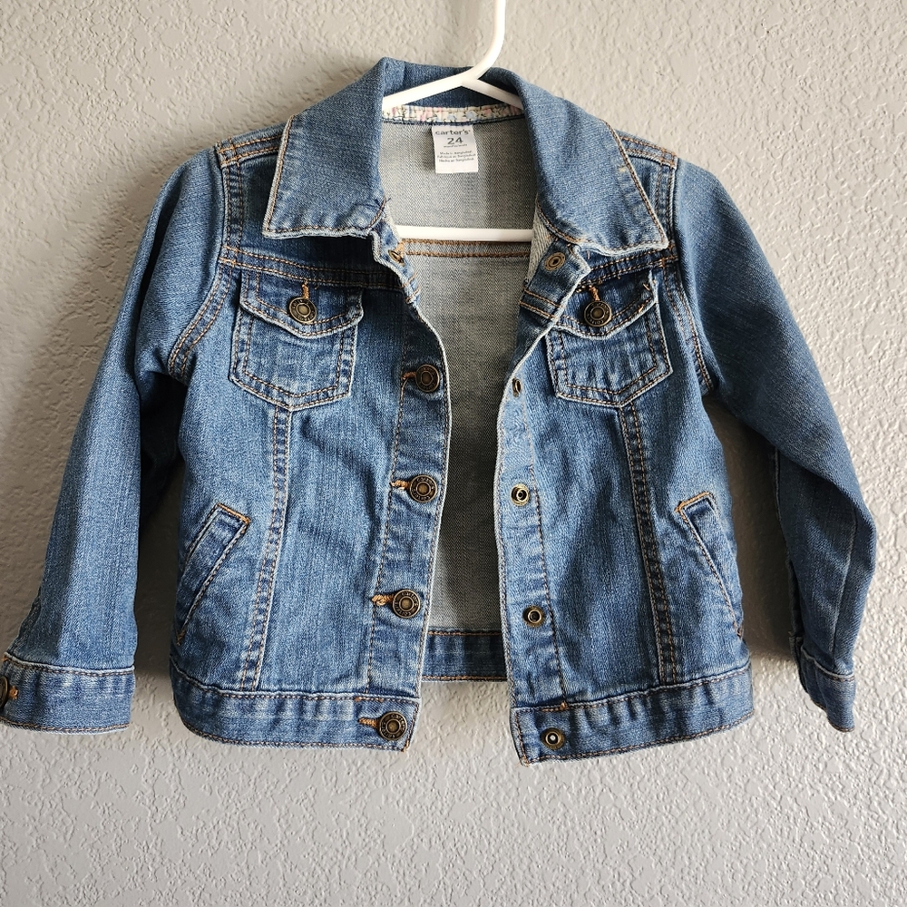 Carters Girls Denim Jacket 24 Months